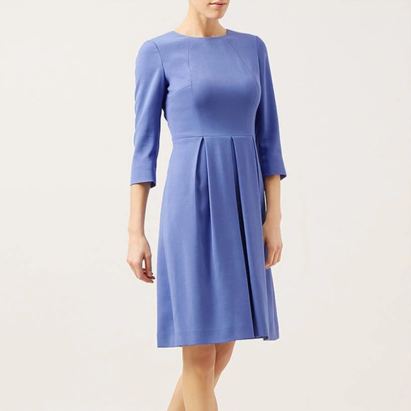 hobbs blue velvet dress